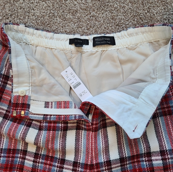 J. Crew Tapered-leg Wool Pant In Vintage Plaid Size 8 - Picture 8 of 10